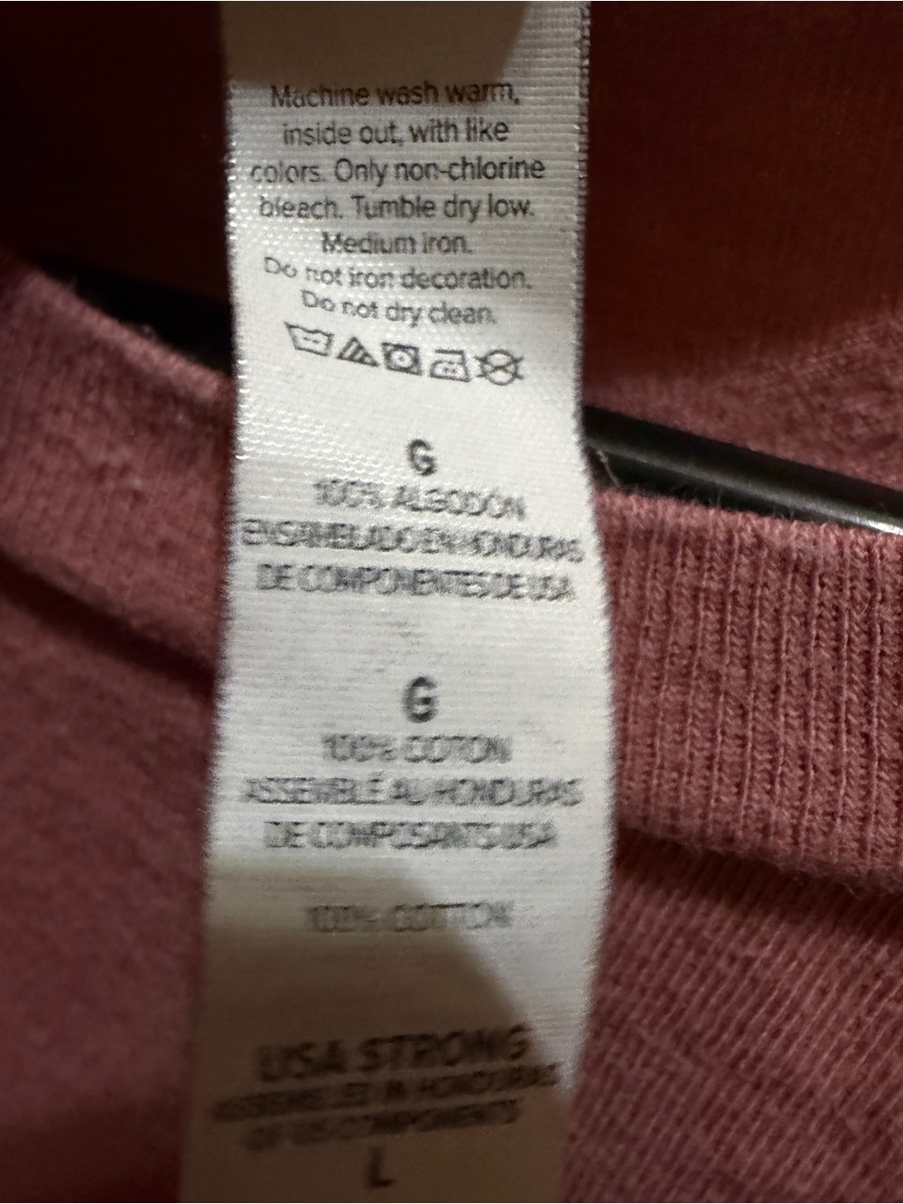 Bella Canvas Women's Dusty Rose 'Just Forgiven' Graphic Tee - Picture 5 of 6